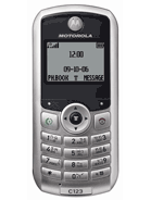 Best available price of Motorola C123 in Sxy